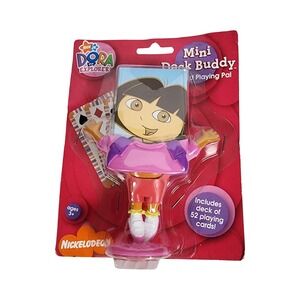 Nickelodeon Dora the Explorer Mini Deck Buddy Playing Cards Holder 2006 New